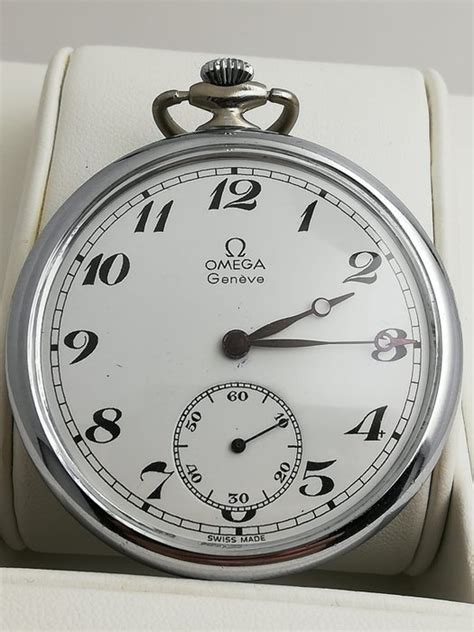 omega geneve pocket watch value.